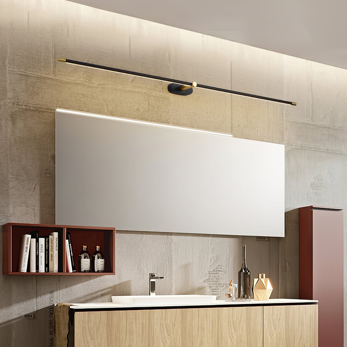 AstraLume Lineaire Wandlamp In Minimalistische Stijl Voor Moderne Interieurs