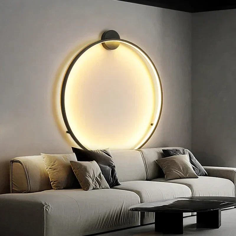 LumaNova Ronde Wandlamp Met Zachte Moderne Gloei-effect