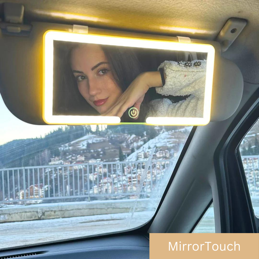 MirrorTouch | Perfecte make-up verlichting in je auto