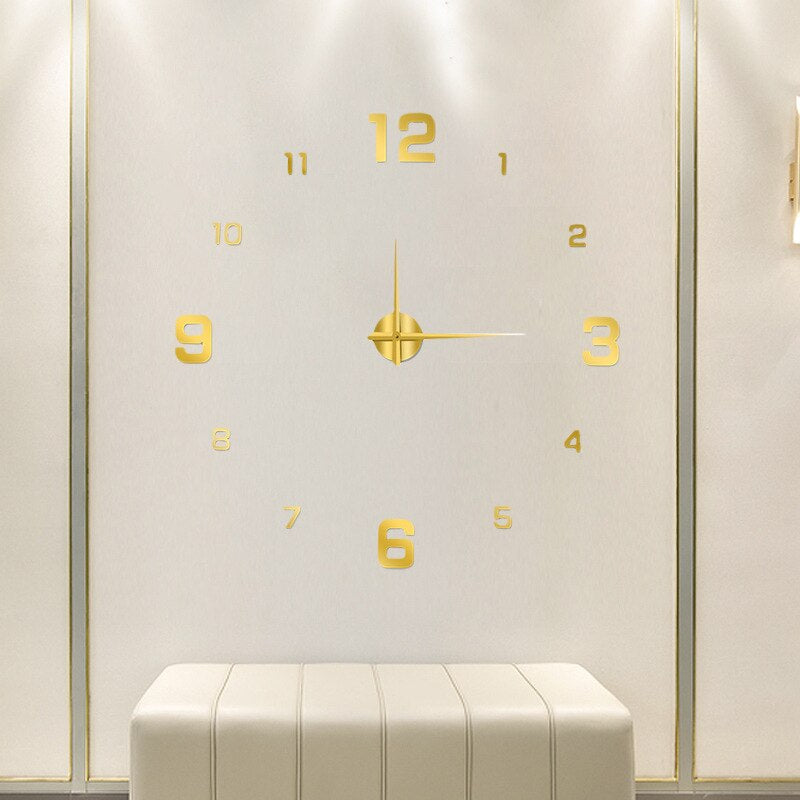 Moderne Wandklok | Artistieke Decoratieve Klok voor Dappere Interieurs