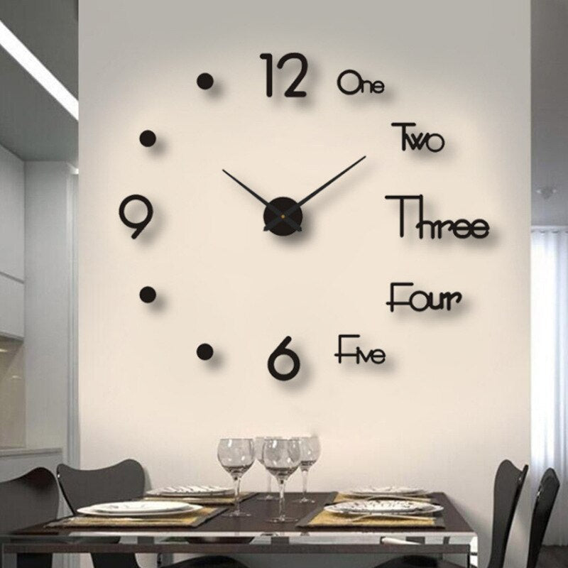 Moderne Wandklok | Artistieke Decoratieve Klok voor Dappere Interieurs
