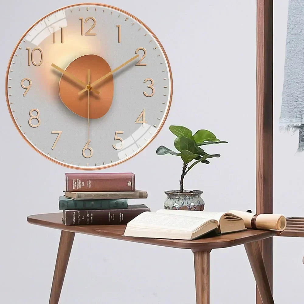 Moderne Wandklok in Minimalistisch Ontwerp