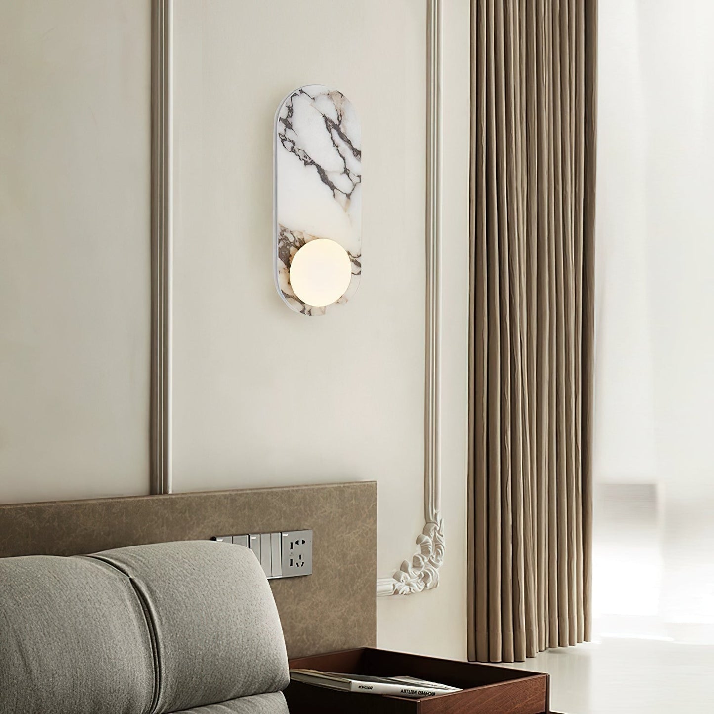 Domil Wandlamp van Marmer