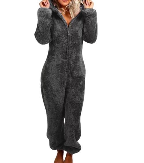 Fleece jumpsuit dames