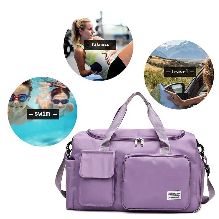 Multi-Tassen Reisetasche, Sport- en Gymnastiek-Duffle met aparte schoenenvak