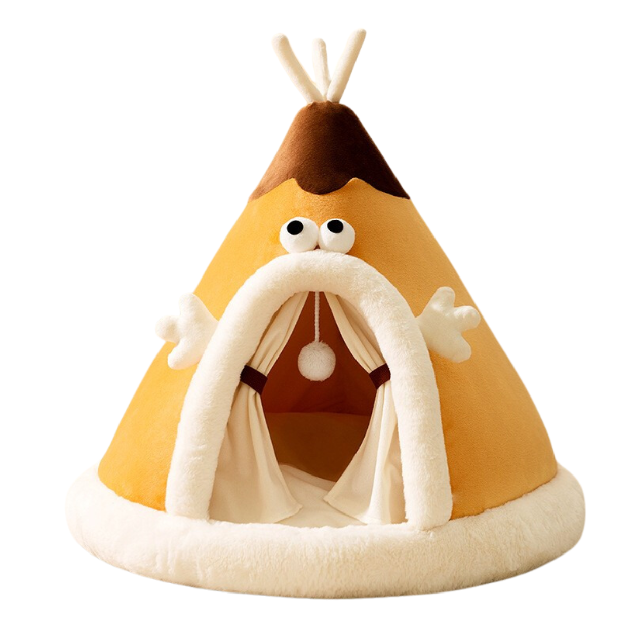 Kattenbed Tent van Zacht Fleece