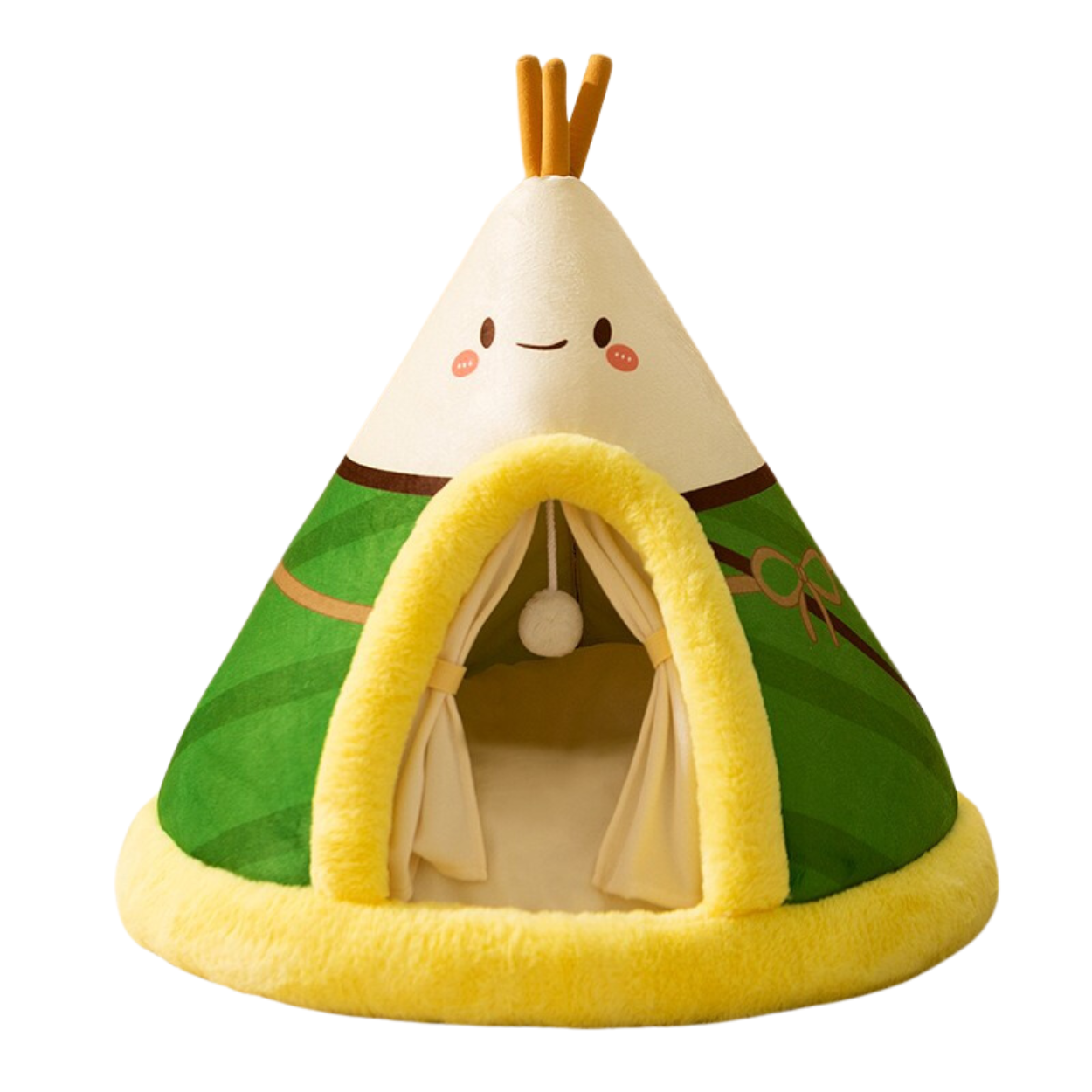 Kattenbed Tent van Zacht Fleece