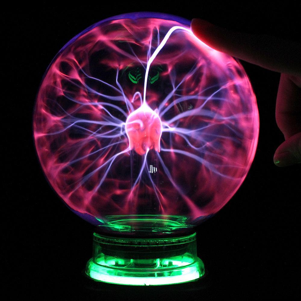 PlasmaNova Plasmakogel Nachtlamp | Interactieve Verlichting | Decoratieve Tafellamp | Perfect voor Thuis en Kantoor