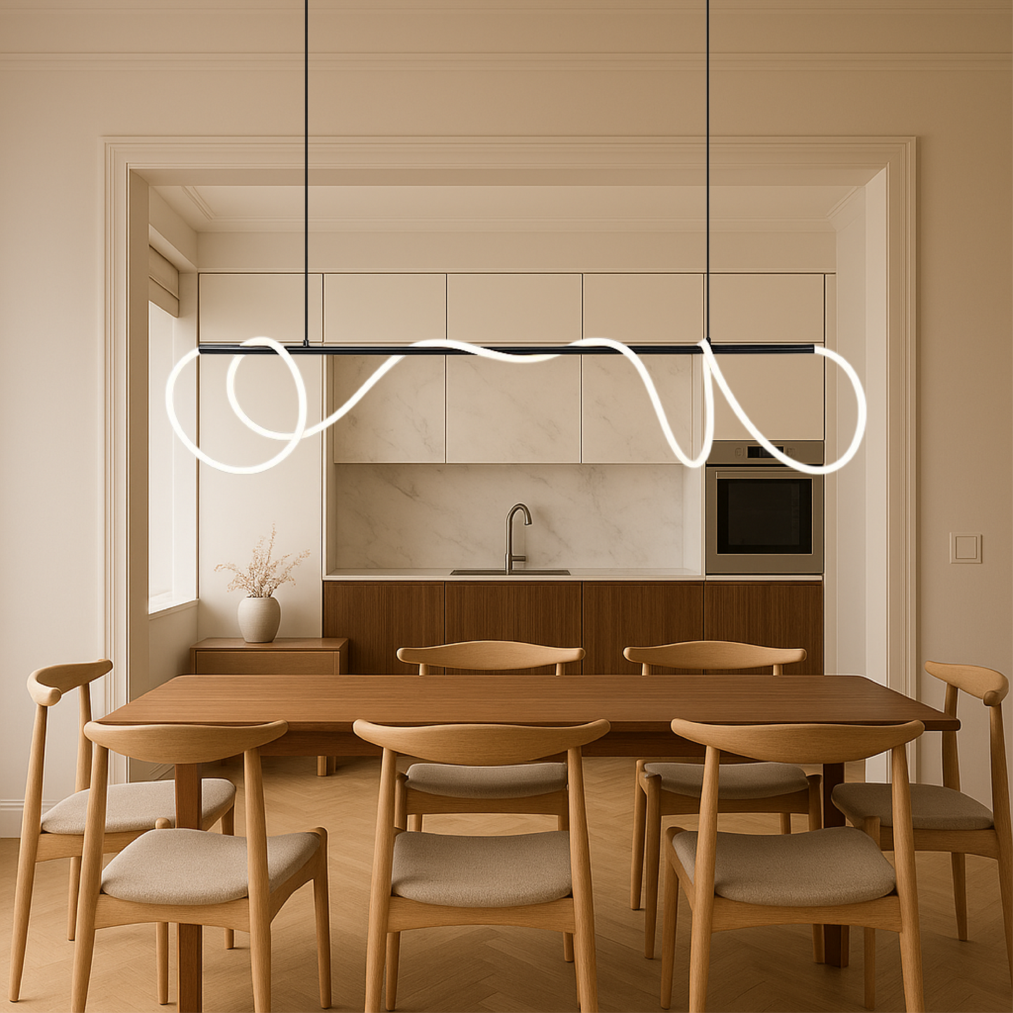 Lineaire LED Keuken Eiland Hanglamp