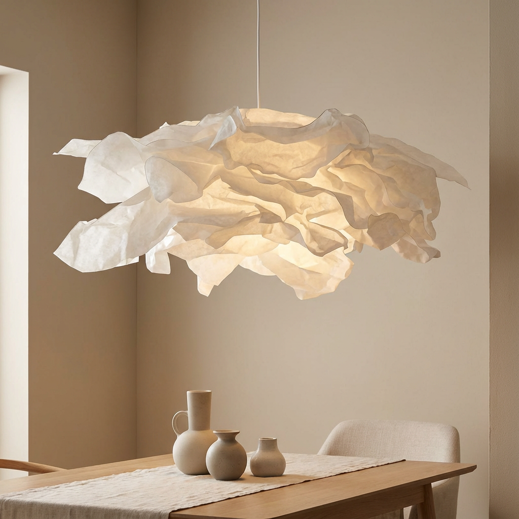 NimbusCloud Dromerige Organische Plafondlamp Wolkenachtige Gloed