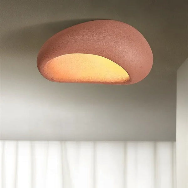 Serene Wabi-Sabi Minimalistische Plafondlamp Voor Modern Huis