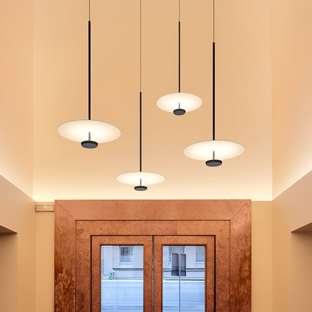 Nordic Minimalist LED Ronde Schijf Hanglamp