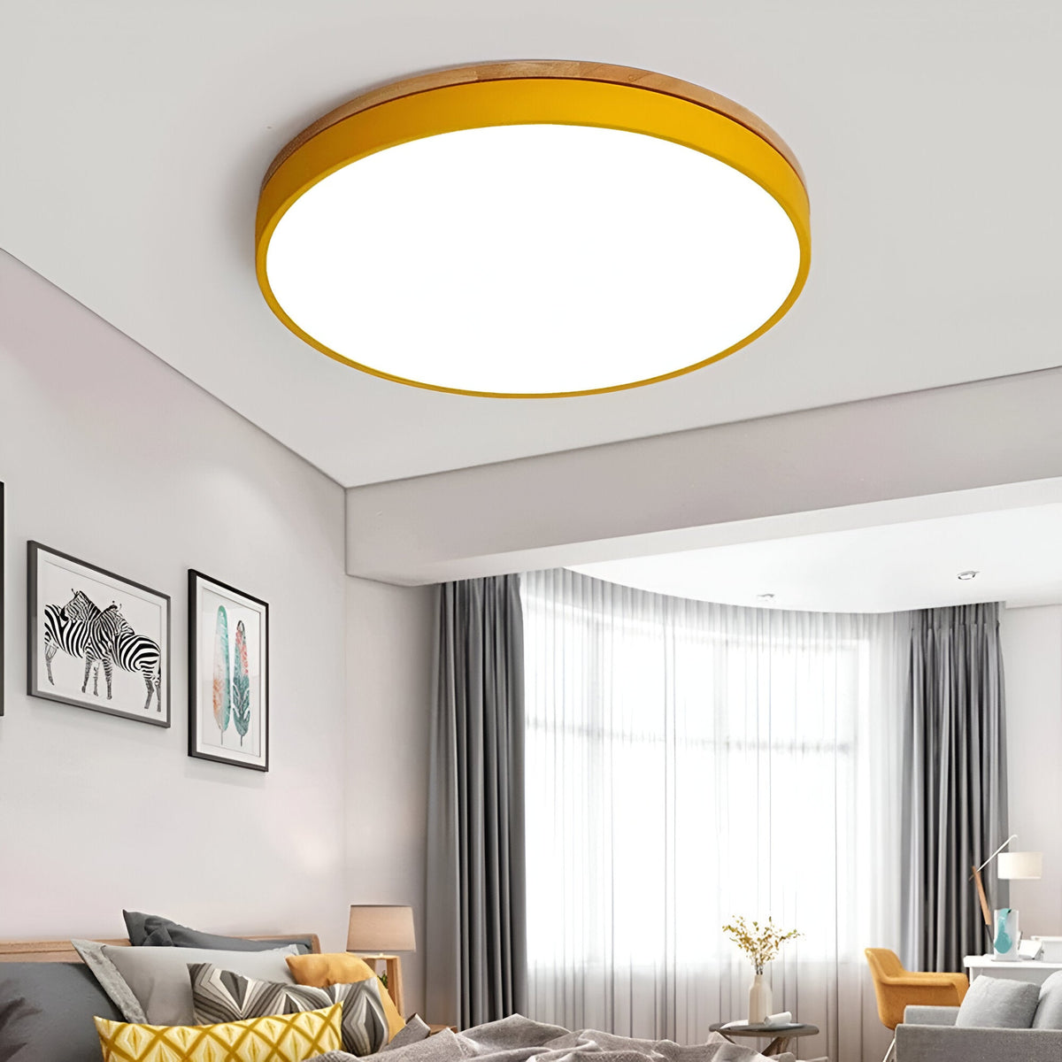 Nordic LED Ronde Plafondlamp van Acryl Minimalistisch