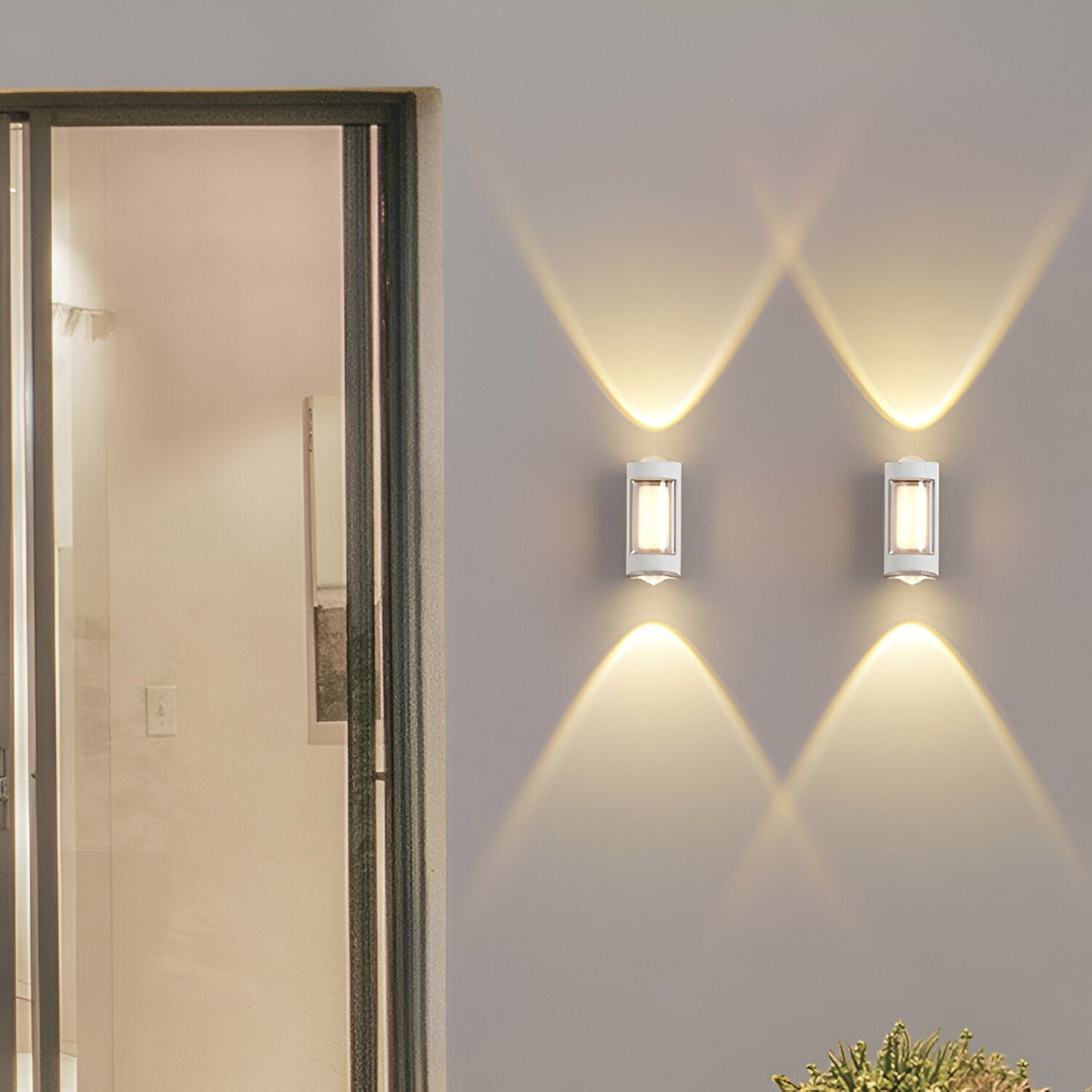 Nordic Up Down Acryl Waterdichte Minimalistische Buitenwandlamp