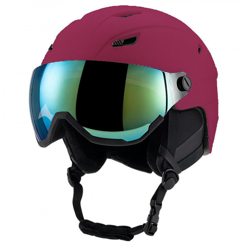 Sneeuwsport Helm met Geïntegreerd Vizier van