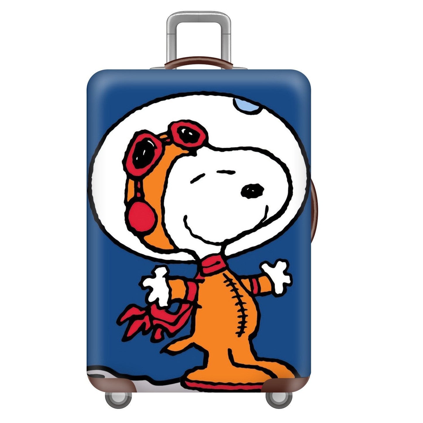 Unisex Hardcase Reis Koffer met Speelse Snoopy Motief