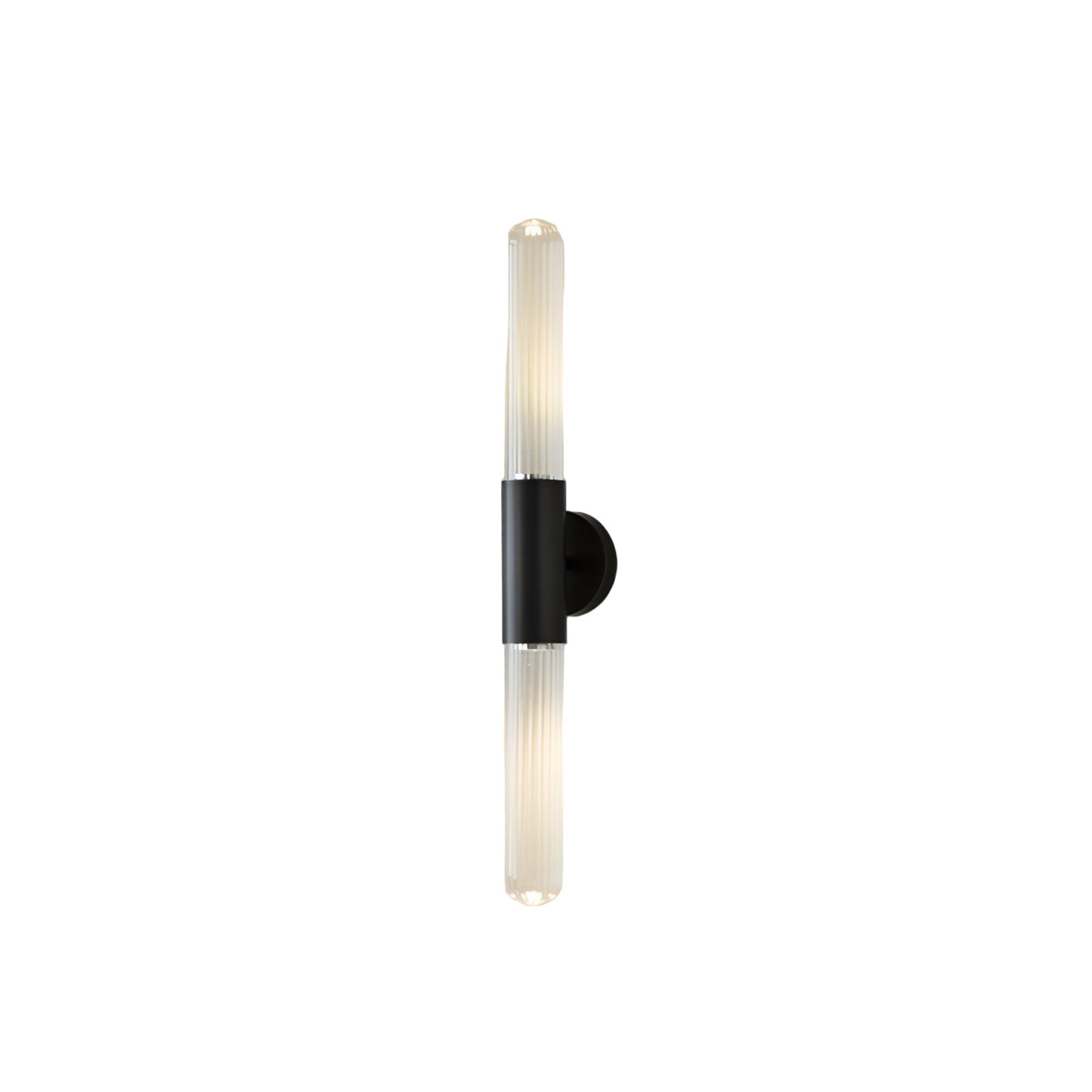 Noordse Watergolven Glas Messing Wandlamp LED 1-Licht