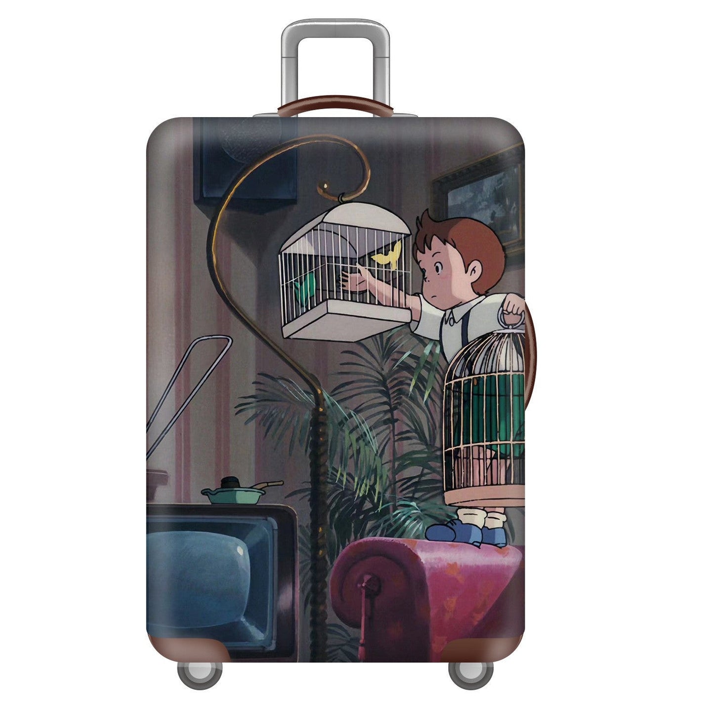 Unisex Hardcase Reis Koffer met Speelse Snoopy Motief