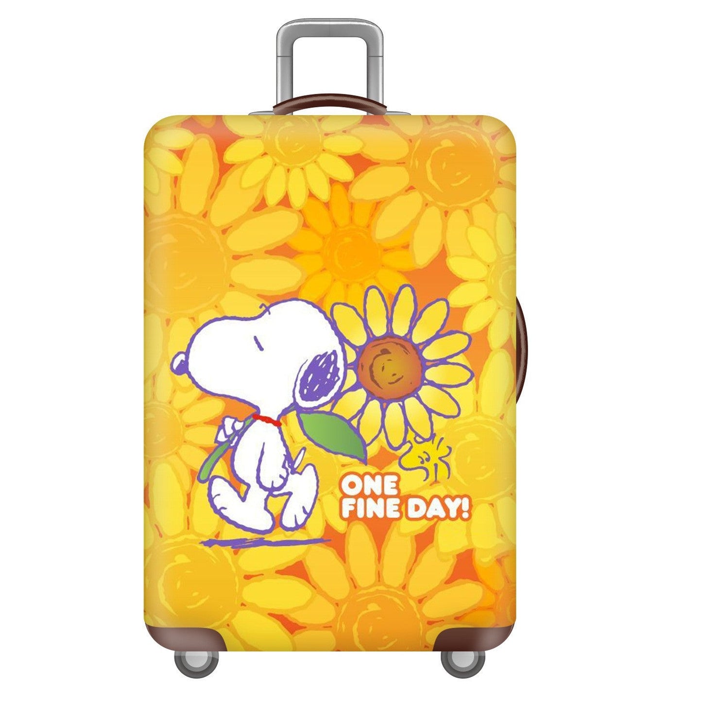 Unisex Hardcase Reis Koffer met Speelse Snoopy Motief