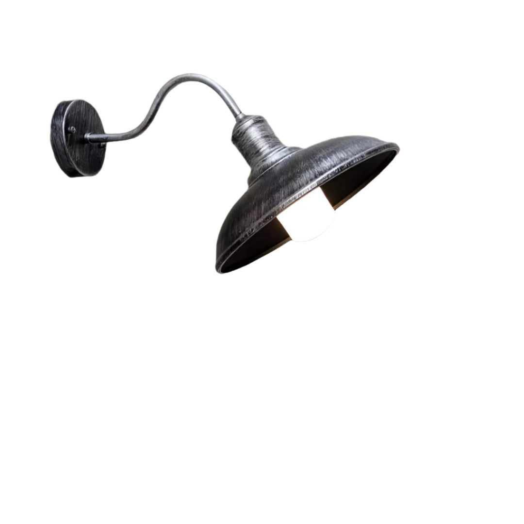Industriële Komvormige IJzeren Buiten Wandlamp