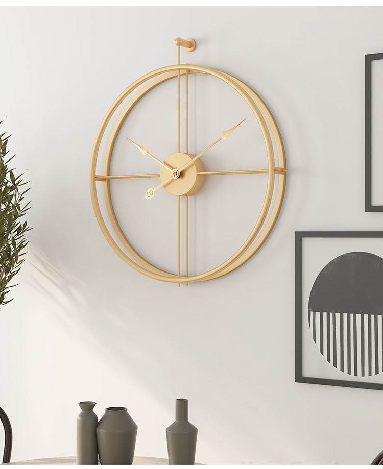 Nordic Minimalist Grote Stille Wandklok 20 Inch