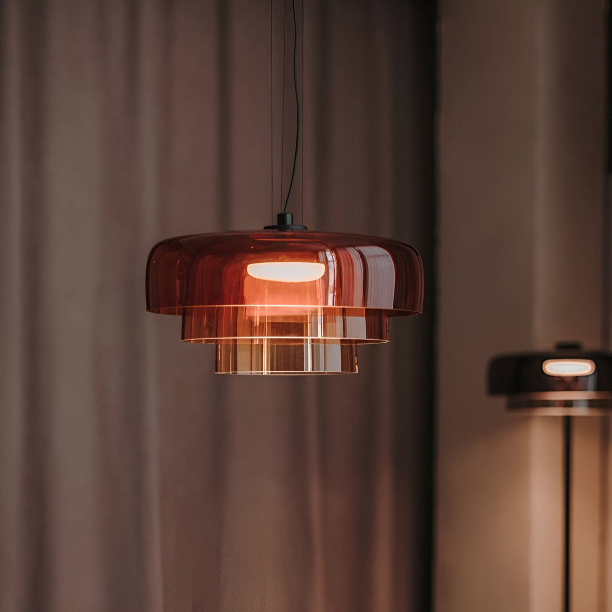 Noordse Hemelse Glazen Hanglamp