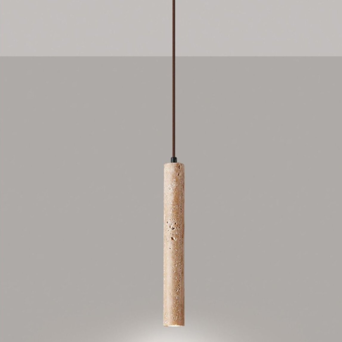 Travertine Minimalistische Lange Lijn Plafondlamp