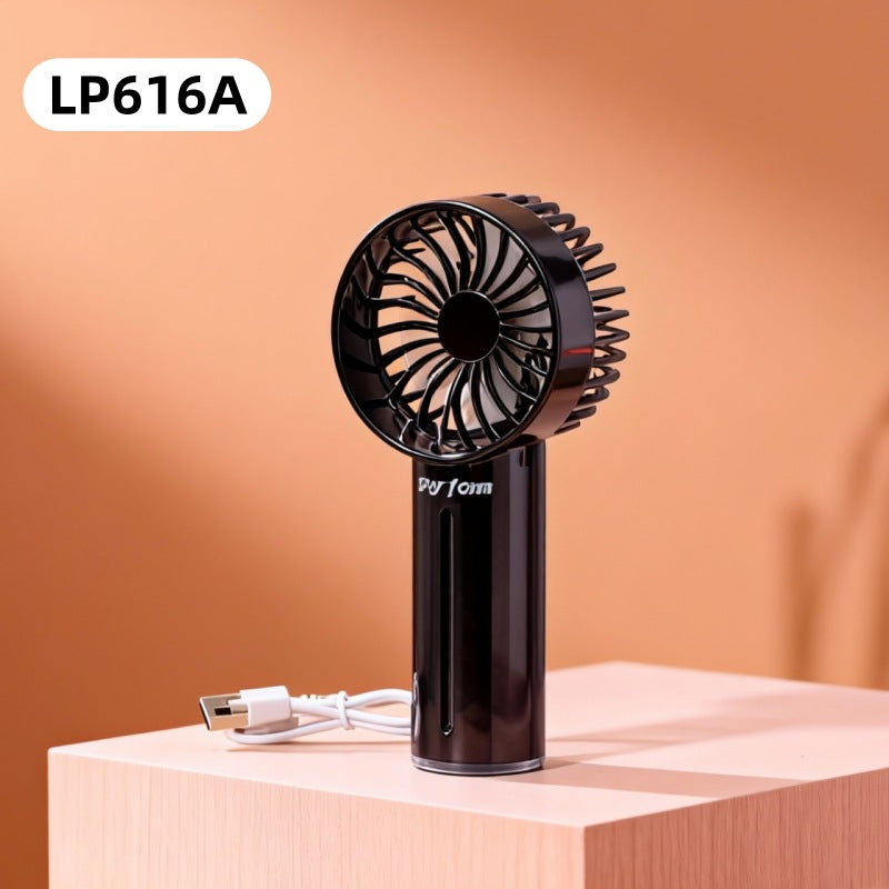 Dames draagbare sprayventilator met USB-aansluiting en ergonomische handgreep
