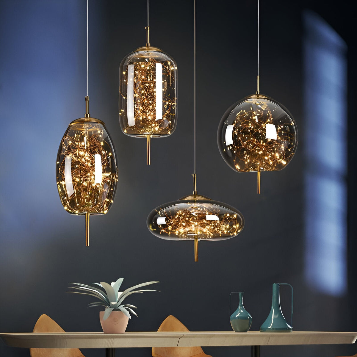 Nordic Luxe Moderne Glazen Hanglamp