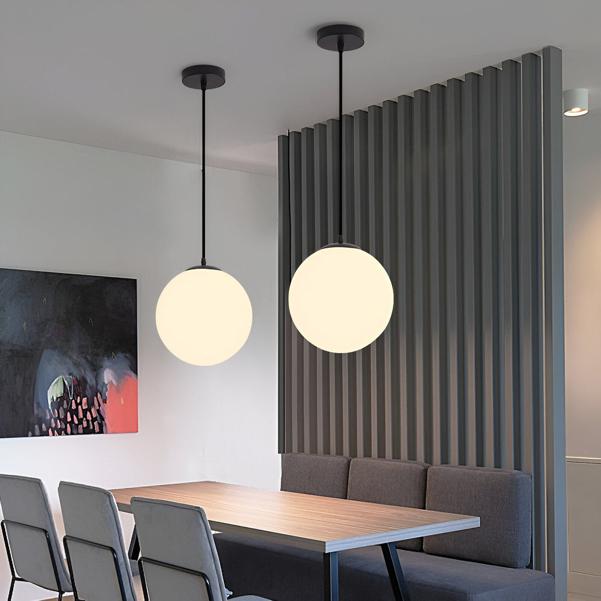 Nordic Globe Melkglas Hanglamp