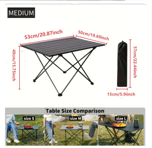 Unisex Opvouwbare Kampeertafel Brehn