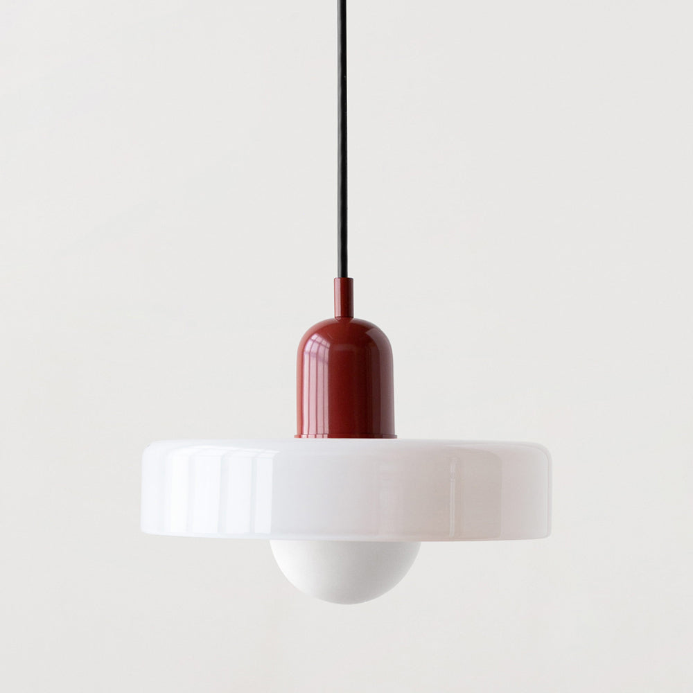 Liora Bauhaus Glazen Hanglamp Met Hoogteverstelling