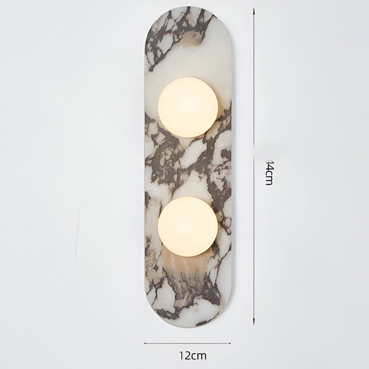 Franse Lichte Marmeren Luxe Minimalistische Wandlamp