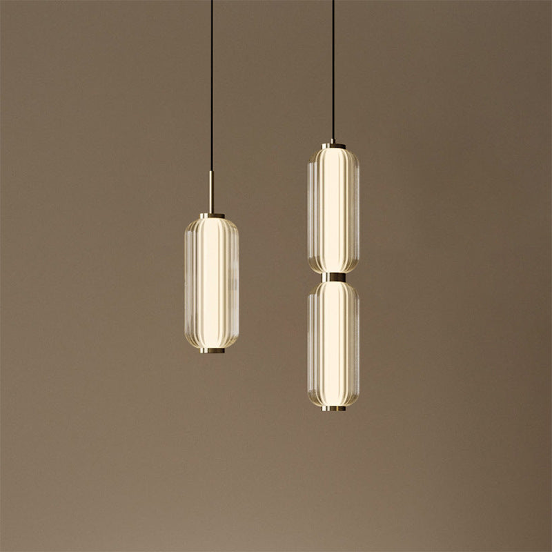 Elma Lineaire Gestreepte Glas LED Hanglamp