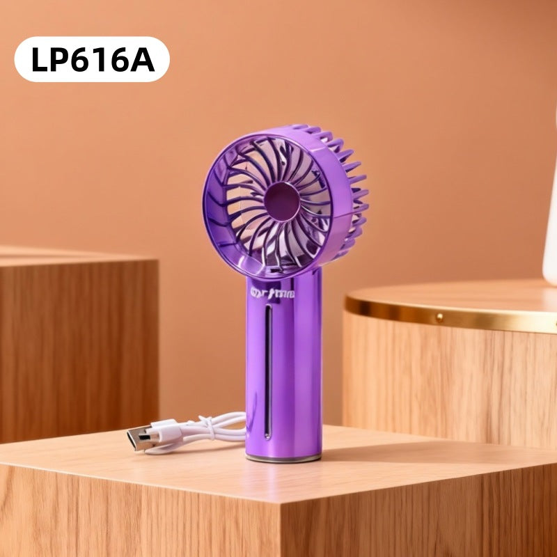 Dames draagbare sprayventilator met USB-aansluiting en ergonomische handgreep