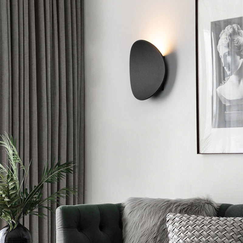 Schijf Metalen Wandlamp
