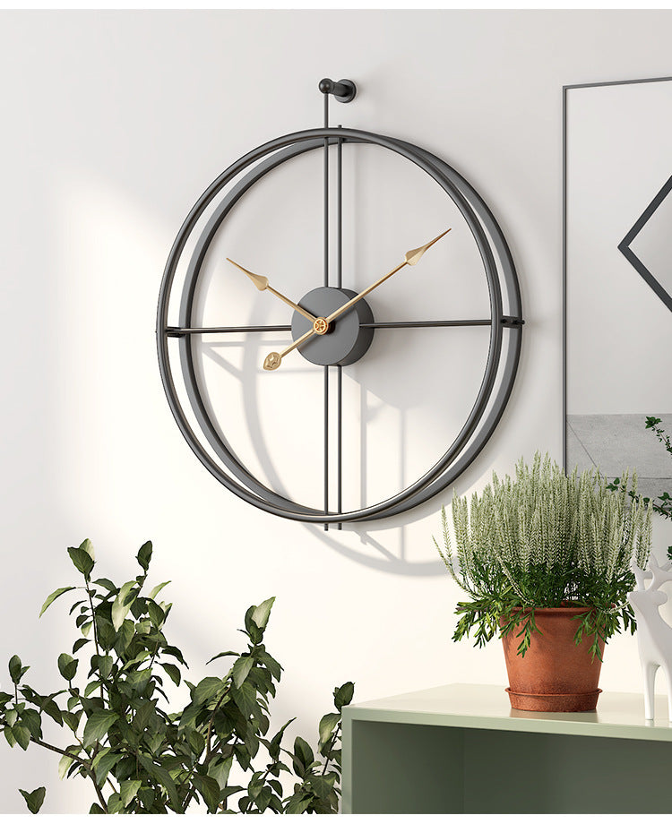 Nordic Minimalist Grote Stille Wandklok 20 Inch