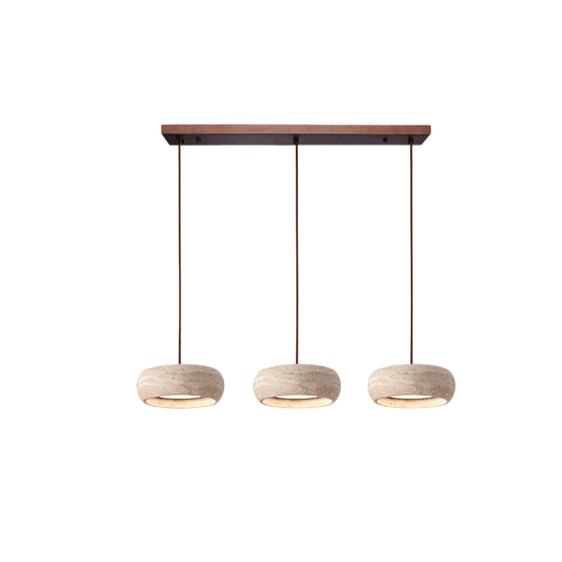 Wabi Sabi Stijl Travertijn Steen Hanglamp
