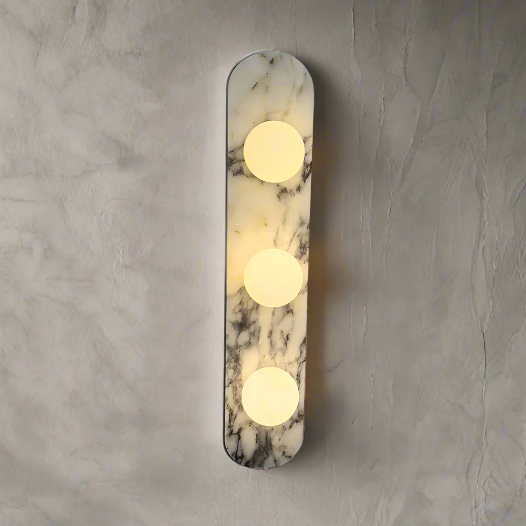 Franse Lichte Marmeren Luxe Minimalistische Wandlamp