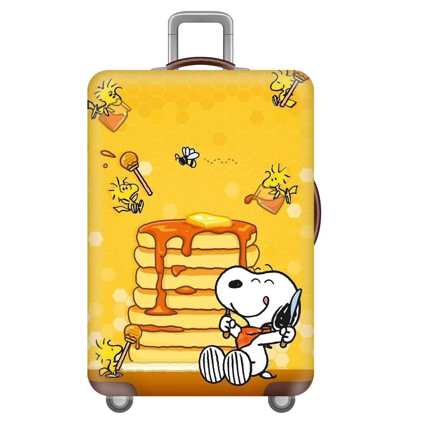 Unisex Hardcase Reis Koffer met Speelse Snoopy Motief
