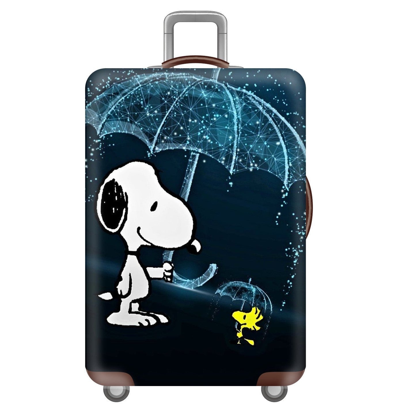 Unisex Hardcase Reis Koffer met Speelse Snoopy Motief