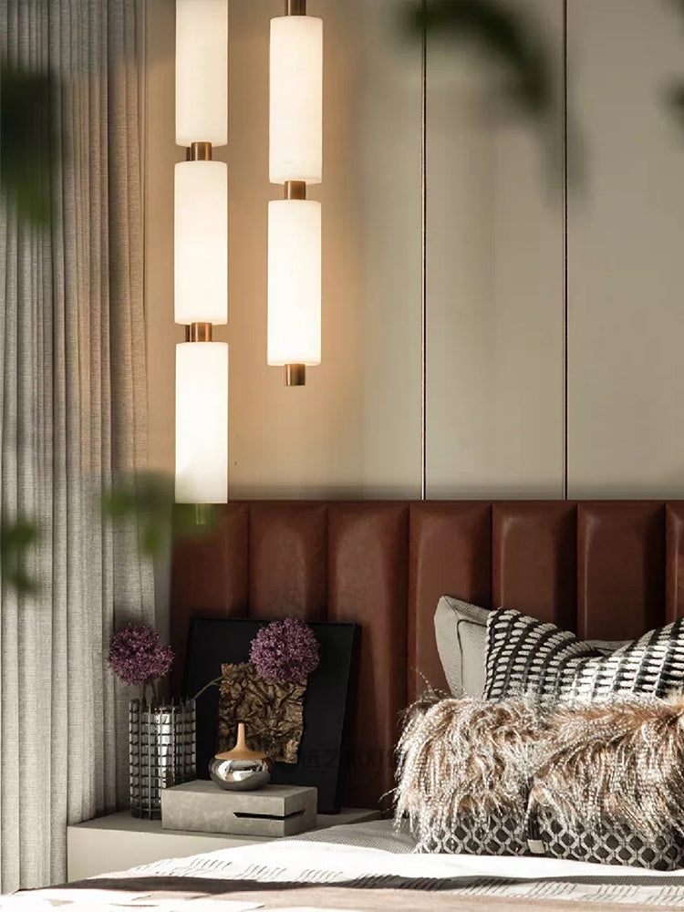 Zovarion Hanglamp Moderne Minimalistische en Alabaster