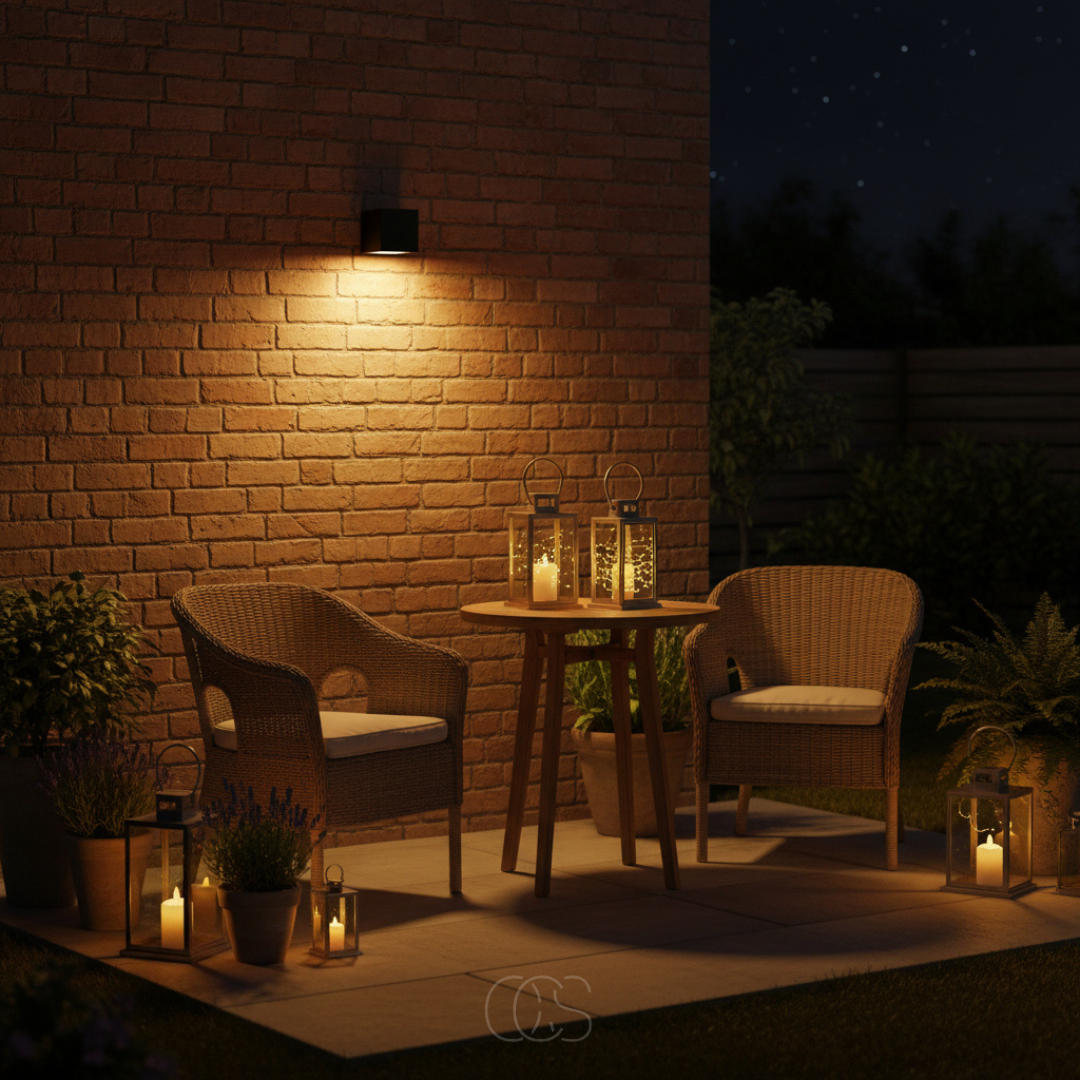 Luxe LED Solar Wandlamp
