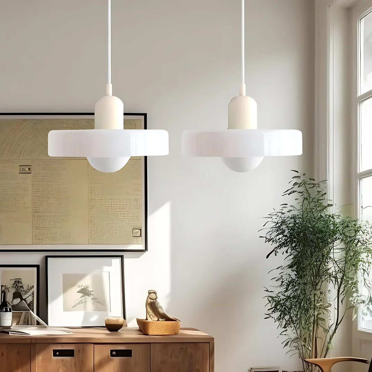 Luminous Halo Moderne Glazen Hanglamp