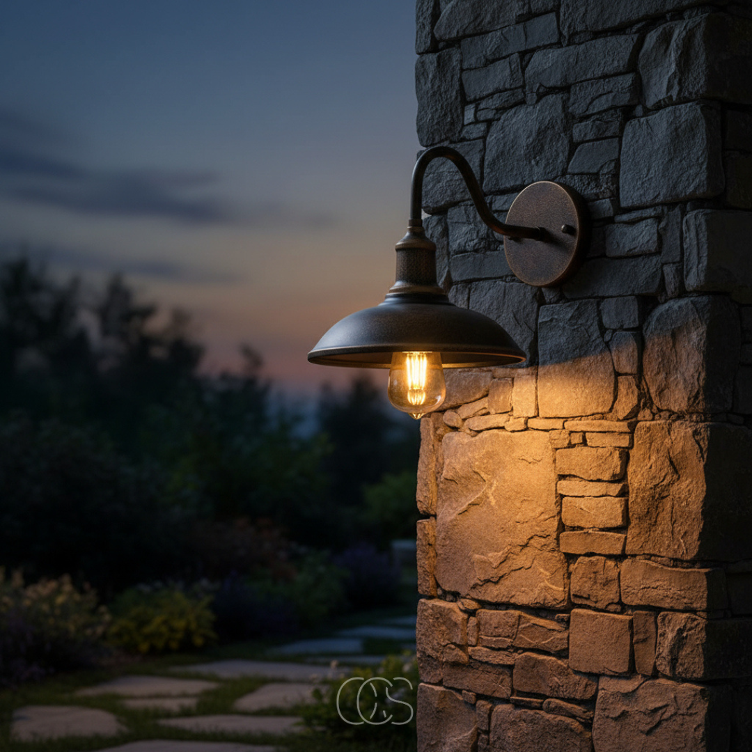 Vintage buiten wandlamp