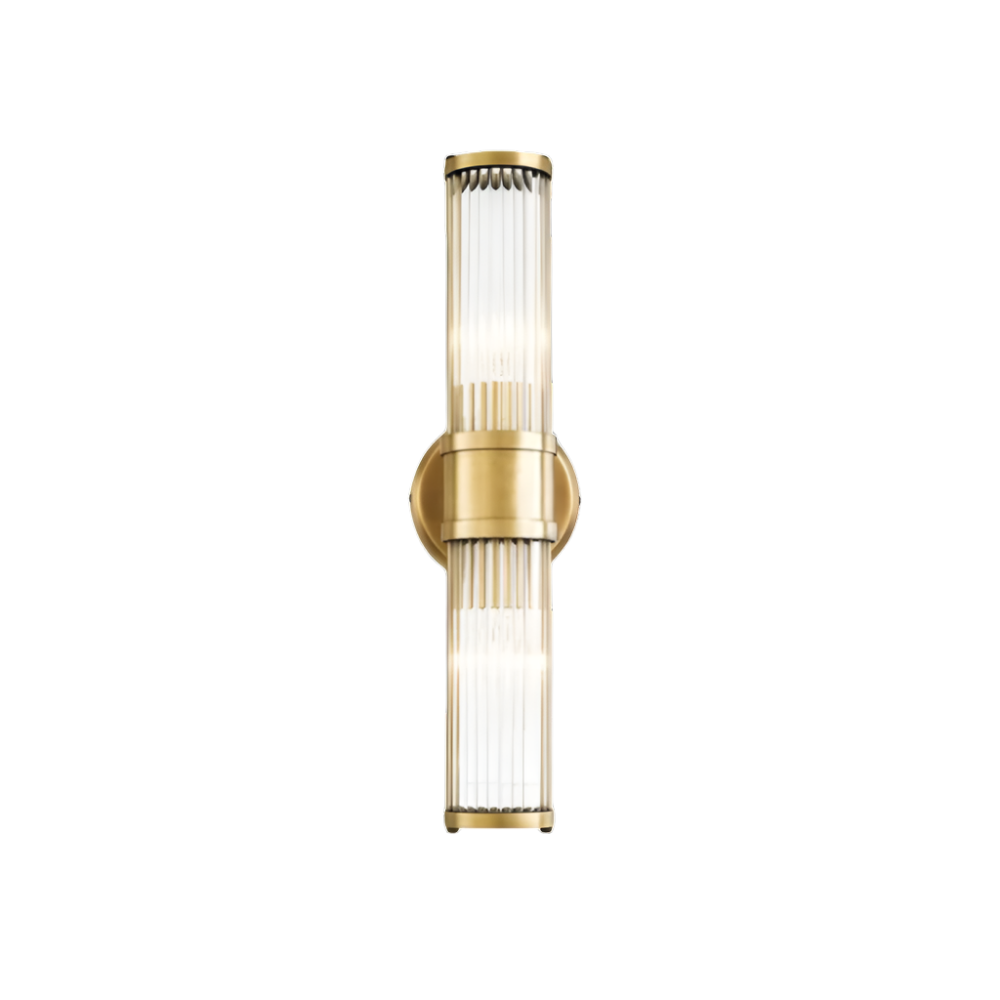 Lumina Bloom Messing Kristallen Wandlamp