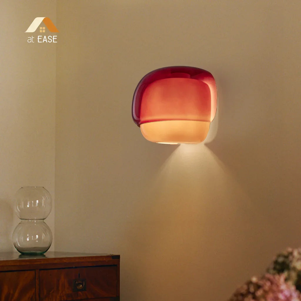 Orvenis Macaron Gekleurde Glazen Wandlamp