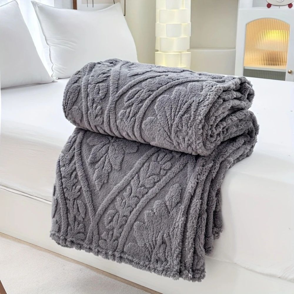 Paris Weave Jacquard Fleece Deken