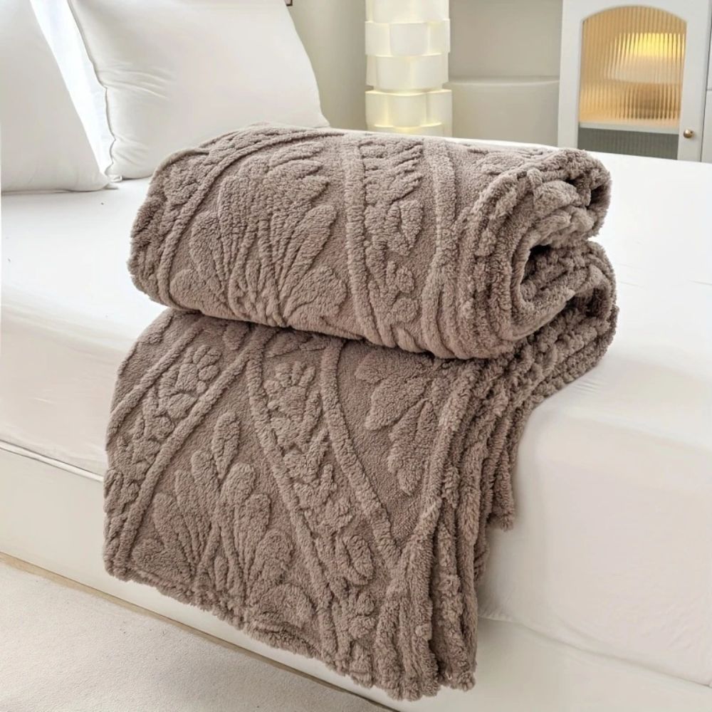 Paris Weave Jacquard Fleece Deken