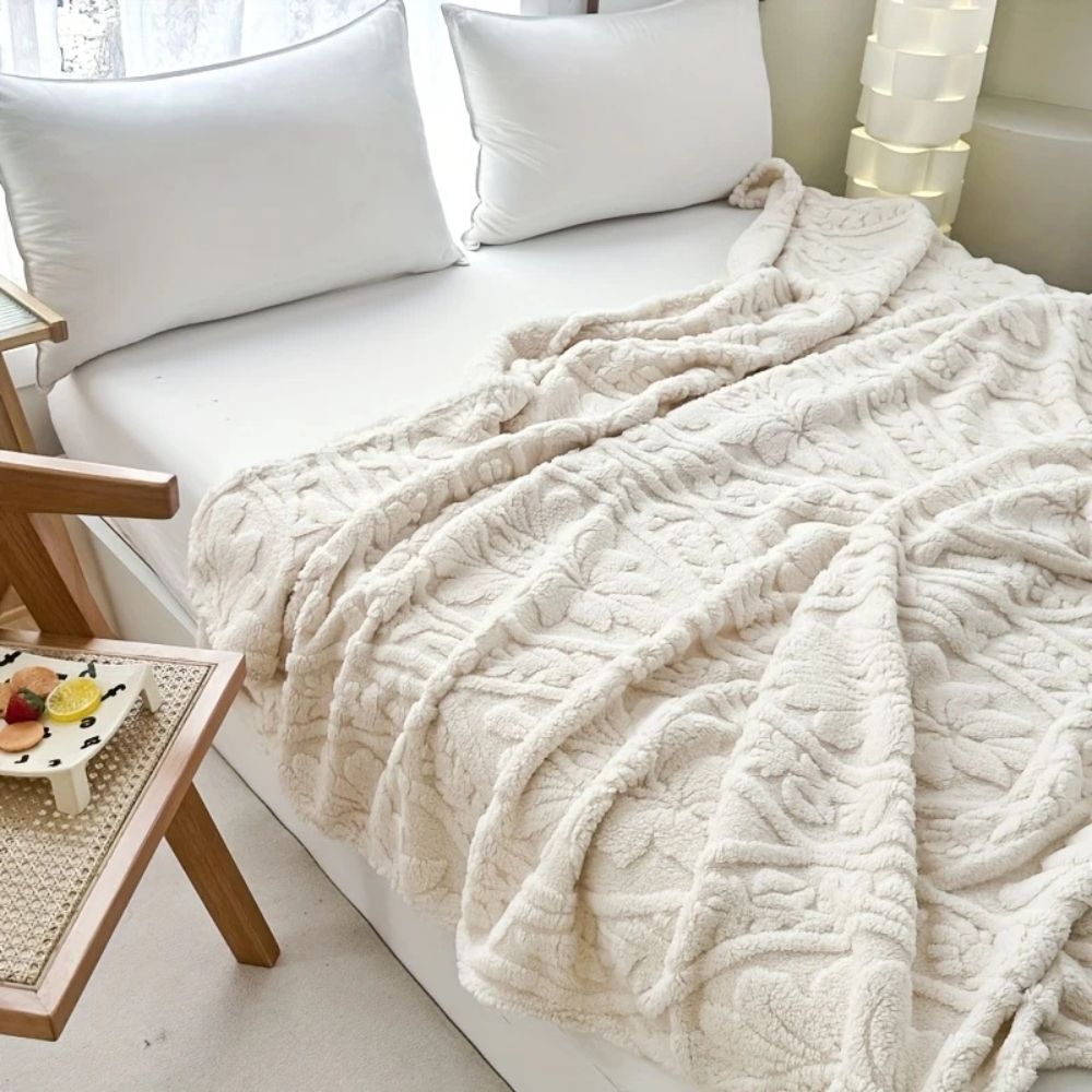 Paris Weave Jacquard Fleece Deken